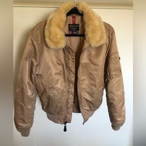 Alpha industries slim fit bomber jacket
